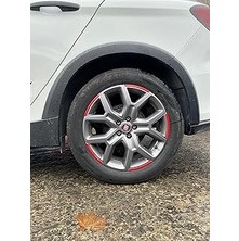 Uravas Store Ark Sticker Egea Cross Jant Sticker Parlak Kırmızı