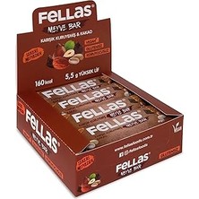 Uravas Store Fellas Meyve Bar, Karışık Kuruyemişli Kakaolu, 40GR x 12 Adet