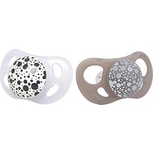 Uravas Store Twistshake Silikon 2’li Emzik Seti Gri Beyaz 6+ Ay