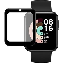 Pileli Store Xiaomi Mi Watch Lite 3D Full Kavisli Pmma Cam Ekran KORUYUCU-(5775)