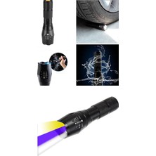 SHC4200 El Feneri Beyaz Sarı Mor Renk Aydınlatma Q5 LED