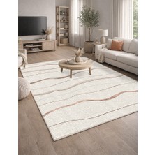 Lioara Home Modern Mermer Desen Dijital Baskılı Halı – Modern, Kaymaz Taban, Salon & Oturma Odası Için Halı