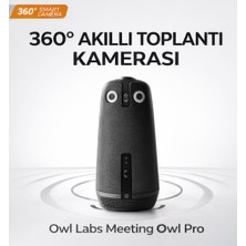 Owl Labs Meeting Owl Pro (MTW100) – Siyah Kasa / 360° Akıllı Konferans Kamera