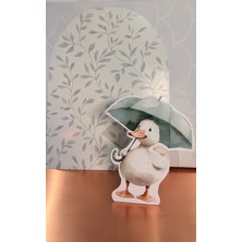 Nice Events Sevimli Ördek ve Arka Fon Ikili Doğum Günü Seti Ayaklı Pano