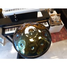 Puandorg Titanium Handpan 9 Nota Re Minör Soft Case Taşıma Çantalı (+Hediyeler)