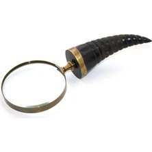 Nuveden Boynuz Pirinç Büyüteç 21252