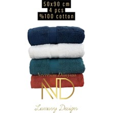 Uravas Store Nevresim Dünyası 50X100 4'lü Havlu Prime 1