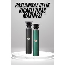 Uravas Store Tıraş Makinesi Profesyonel Paslanmaz Çelik T-Bıçak Saç Sakal Vücut