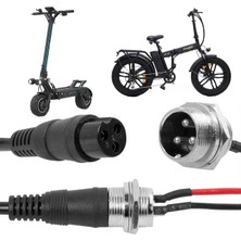Uravas Store 3 Pinli Ginger Elektrikli Bisiklet - Motosiklet - Araç Akü Şarj Konnektörü