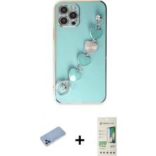 İlk El Grup Ieg™ iPhone 12 Pro Max Kılıf Nova Işık Prime - Siyah 20D Premium Cam Ekran Koruyucu + Mavi Shine Kamera Lens Koruma Cam