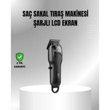 Uravas Store 7000 Rpm Güçlü Motorlu LCD Göstergeli Şarjlı Tıraş Makinesi