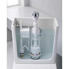 Uravas Store Vitrifiye Rezervuar Iç Takımı Basmalı Mekanizma Alt Girişli Sessiz Dolum Sistemi