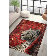 Lioara Home Art Desing Dijital Baskılı Halı – Modern, Kaymaz Taban, Salon & Oturma Odası Için Halı