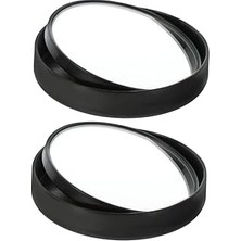 Uravas Store 2’li 360° Döner Kör Nokta Aynası – Araç Yan Ayna Görüş Genişletici, Geniş Açılı Park Şerit Yardı