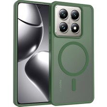 Magicool Joko Xiaomi Mi 14T Pro Jota Magsafe Kapak - Koyu Yeşil