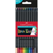 Nusrat Bilişim Faber-Castell Boya Kalemi Black Edition 12 Renk 5171 116012