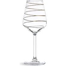 Paşabahçe Spiral Kırmızı Şarap Kadehi Gold - 1 Adet