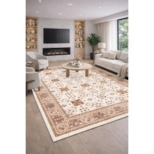 Lioara Home Eskitme Desen Dijital Baskılı Halı – Modern, Kaymaz Taban, Leke Tutmaz, Salon & Oturma Odası Için
