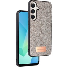 Mey İthalat Mey Ithalat®  Samsung Galaxy A36 Bright Simli Kapak - Gold