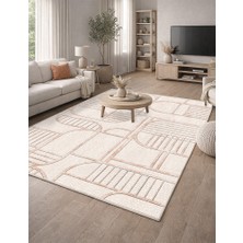 Lioara Home Modern Desen Dijital Baskılı Halı – Modern, Kaymaz Taban, Leke Tutmaz, Salon & Oturma Odası Için