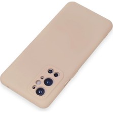 Mey İthalat Mey Ithalat®  One Plus 9 Pro Kılıf Nano Içi Kadife Silikon - Pudra