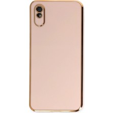 SHC4200 Redmi 9A Kılıf Volet Silikon - Pembe