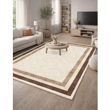 Lioara Home Modern Desen Dijital Baskılı Halı – Kaymaz Taban, Leke Tutmaz, Salon & Oturma Odası Için