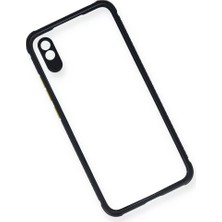 Uravas Store Redmi 9A Kılıf Miami Şeffaf Silikon - Lacivert