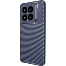 Mey İthalat Mey Ithalat®   Mi 15 Kılıf Auto Focus Karbon Kapak - Lacivert