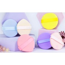 Marsilyan- 4'lü Tutmalı Pudra Makyaj Süngeri Puf Seti