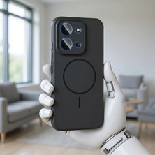 Ahlttiba Redmi 15C Cep Telefonu Için Uyumlu Kılıf Magsafe Şarj Özellikli Tea Kapak