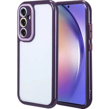 Ahlttiba Samsung Galaxy A54 Için Uyumlu Kılıf Kapak Kamera Korumalı Renkli Kenar Tasarımlı Vitamin