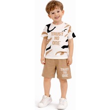 Melodi Kids Erkek Çocuk Alt Üstü Pamuklu Yazlık Takım