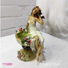 Yoyomold YY1694-KURNA Başında Oturan Kız Silikon Kalıp