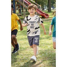 Melodi Kids Erkek Çocuk Alt Üstü Pamuklu Yazlık Takım