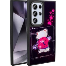 Ahlttiba Samsung Galaxy S24 Ultra Kılıf Parlayan Ikonik Figürlü Cep Telefonu Için Uyumlu Kapak Amas Silikon Kapak