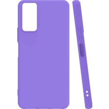 Ummeslem Samsung Galaxy M52 Için Uyumlu Kılıf Yumuşak Dokulu Renkli Esnek Silikon Biye Kapak