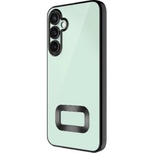 Ahlttiba Samsung Galaxy A56 Cep Telefonu Için Uyumlu Kılıf Kapak Kamera Korumalı Logo Gösteren Omega