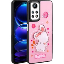 Ahlttiba Xiaomi Redmi Note 12 Pro 4g Için Uyumlu Kılıf Parlayan Kabartmalı Ikonik Figürlü Amas Silikon Kapak