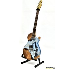 Puandorg Okyanus Elektro Gitar Custom Epoksi & Yıllanmış Ağaç Kişiye Özel