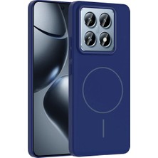 Ahlttiba Xiaomi 14T Pro Cep Telefonu Için Uyumlu Kılıf Magsafe Şarj Özellikli Ruby Sert Kapak