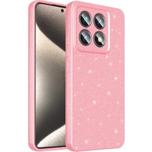 Xiaomi 14T Pro Cep Telefonu Için Uyumlu Kılıf Kapak Kamera Korumalı Simli Lüks Koton