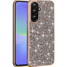 Ahlttiba Samsung Galaxy A56 Cep Telefonu Için Uyumlu Kılıf Parlak Taşlı Tasarım Pırlanta Kapak