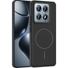 Ummeslem Xiaomi 14T Pro Cep Telefonu Için Uyumlu Kılıf Magsafe Şarj Özellikli Ruby Sert Kapak