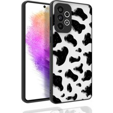 Ahlttiba Samsung Galaxy A73 Için Uyumlu Kılıf Desenli Kamera Korumalı Parlak Nora Kapak