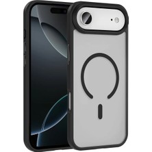 Ummeslem Apple iPhone 17 Air Cep Telefonu Için Uyumlu Kılıf M-Safe Şarj Özellikli Mat Arka Yüzey Sio Kapak