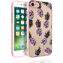 Ummeslem Iphone Se 2020 Için Uyumlu Kılıf Desenli Kamera Korumalı Parlak Nora Kapak