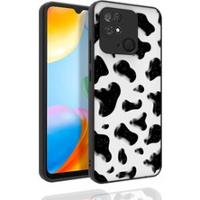 Ahlttiba Xiaomi Redmi 10C Için Uyumlu Kılıf Desenli Kamera Korumalı Parlak Nora Kapak