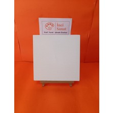 İnci Tuval Başlangıç Masaüstü Şövale Seti 20X20CM Tuval Şövale Boya Fırça