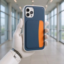 Ahlttiba Apple iPhone 11 Cep Telefonu Için Uyumlu Kılıf Kartlıklı X-Kart Silikon Kapak